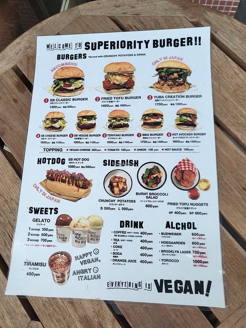  at Superiority Burger in Tokyo