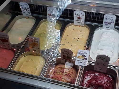 Vegan selection at Satimi in Koh Phangan