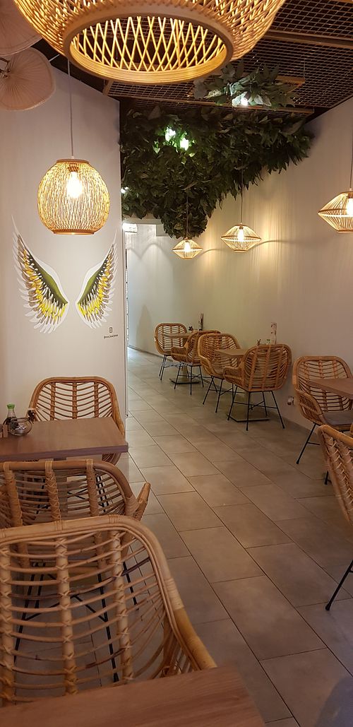 Décor at Coco Bowl in Torun