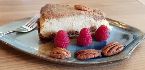 Tofurnik (Tofu cheesecake) at Coco Bowl in Torun