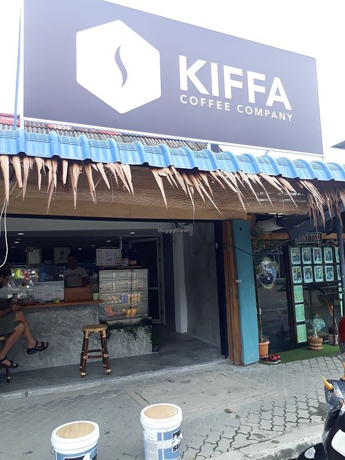 Outside at KIFFA Coffee Company in Koh Phangan