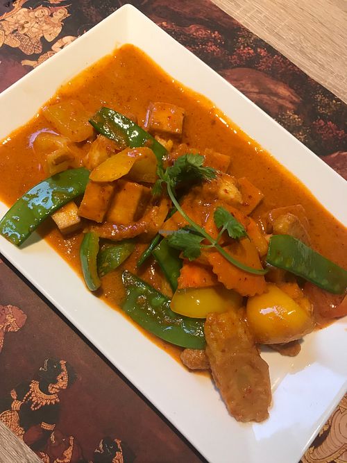 Red curry with tofu at Aroy-D in Enschede