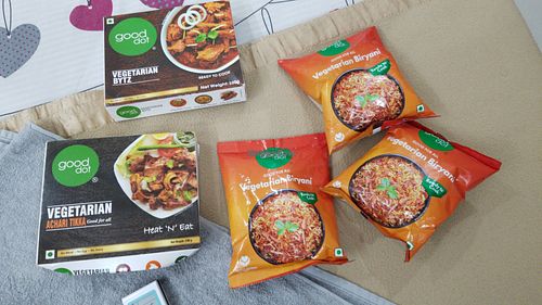 Packaged mock meats and biryani to cook at home at GoodDO - The Orb in Mumbai