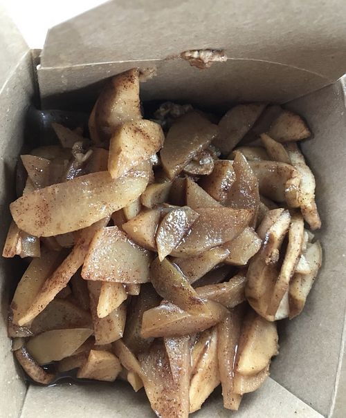 Pear tart   at Adam's Mountain Cafe in Manitou Springs