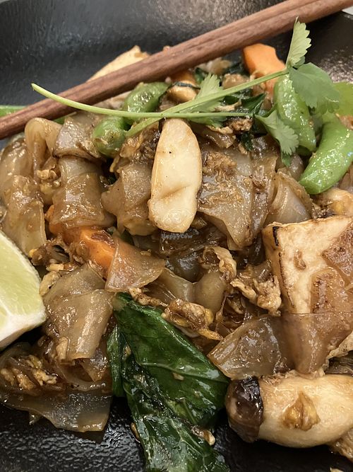 Pad see ew  at Jumbo Thai in Brisbane