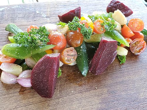 Greek salad at Boutique Farmers in Pak Nam Pran