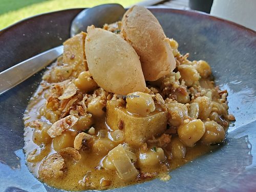 Masaman tofu at Boutique Farmers in Pak Nam Pran
