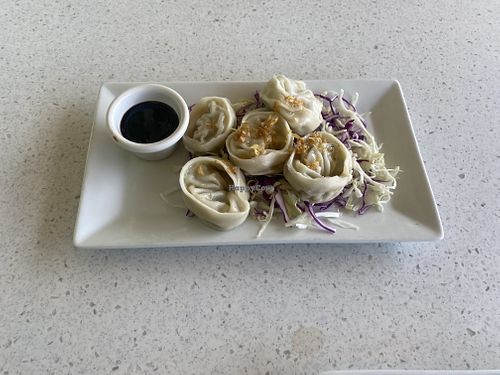 Steamed Dumplings (Didn’t Have a Chance) 😛  at Salaya in Los Angeles