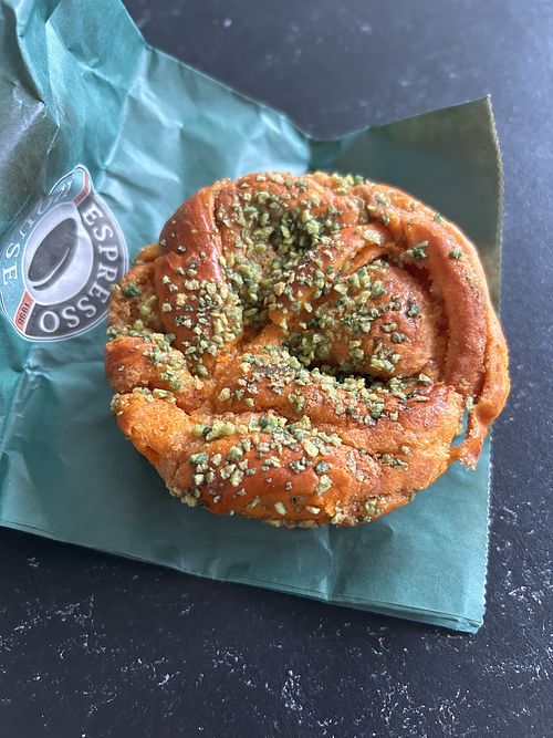 Pumpkin spice bun   at Espresso House - Sundspromenaden in Malmo