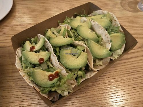 Avocado tacos at Togo Tacos in Shanghai