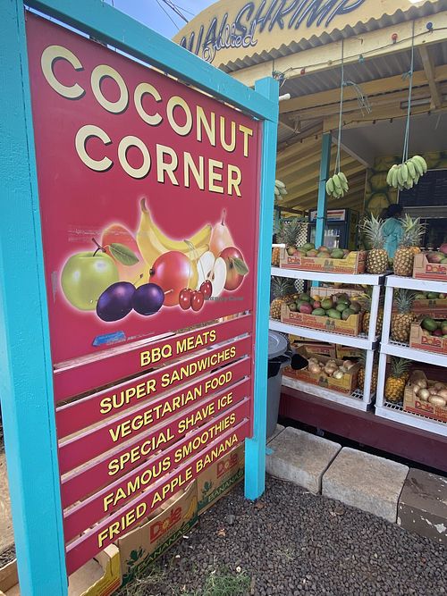 Signage at The Thai and Smoothie Place in Waimea