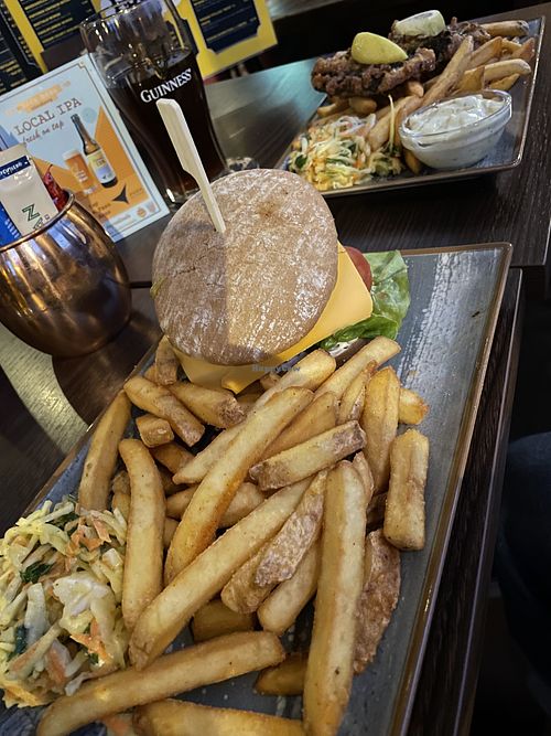 Hawaii Burger  at The Kings Arms in Nuremberg