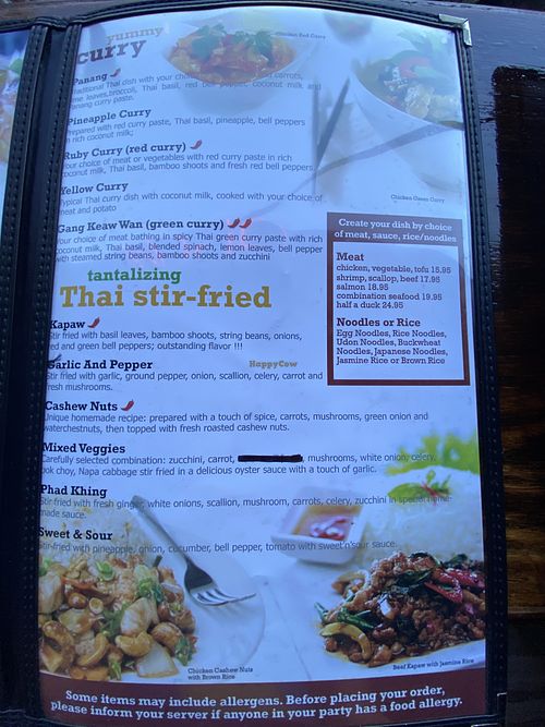 Thai  at Ying's in Hyannis