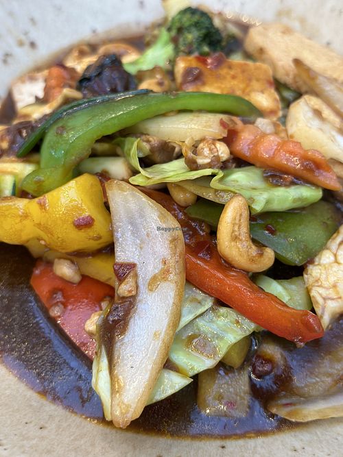 Cashew Stir Fry  at Giggling Squid in Henley-on-thames