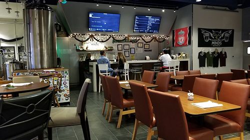 Inside at Dangerous Minds Brewing Co in Pompano Beach