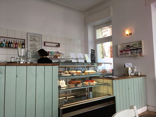 counter at Cafe Vux in Berlin