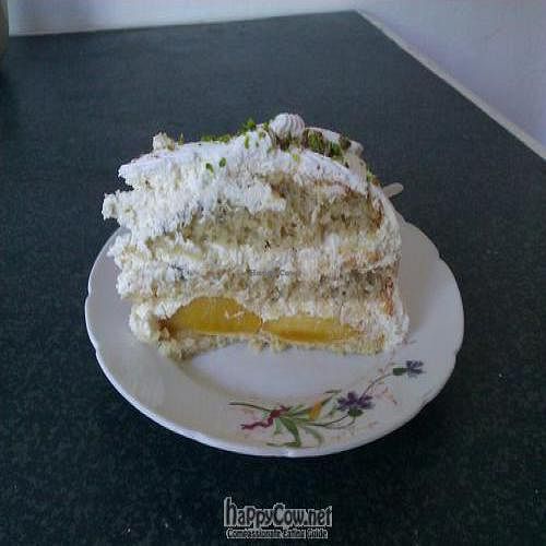 Mango Maracuya Cake at Cafe Vux in Berlin