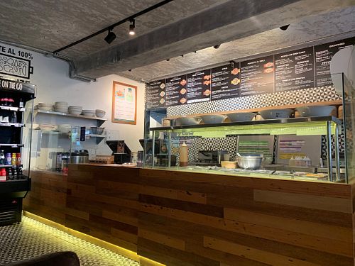 Inside at freshii in Lima