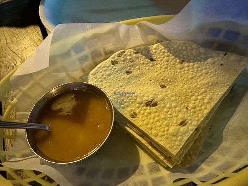 papadam  at eatDOORI in Cologne