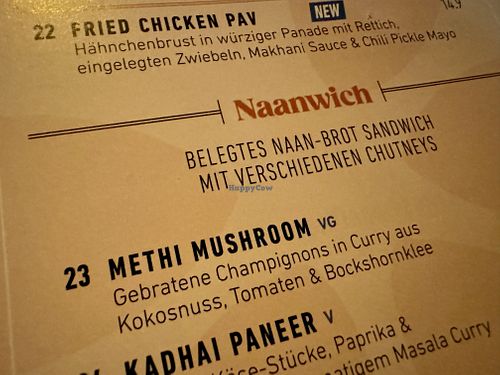 menu  at eatDOORI in Cologne