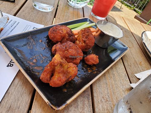 Buffalo Cauliflower Wings at Hungry Angelina in Long Beach
