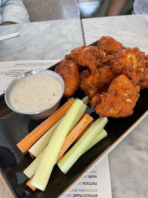 Cauliflower wings  at Hungry Angelina in Long Beach