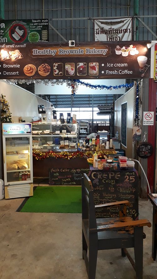 New stall at Healthy Brownie Bakery in Koh Phangan