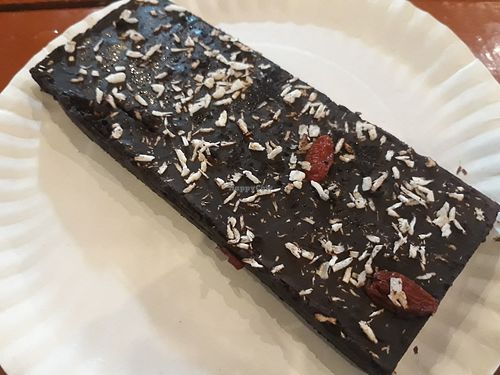 Delicious Vegan Choc Bar at Healthy Brownie Bakery in Koh Phangan