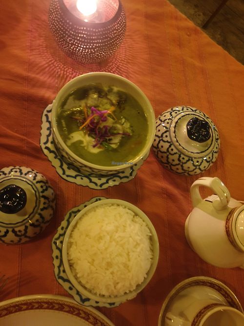 Thai green curry at Apsara Samudra in Bridgetown
