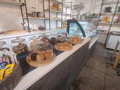 Sweets at Loving Hut - TDB in Ulaanbaatar