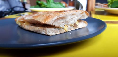 Mushroom & cheese sandwich  at PanLab in Pucon