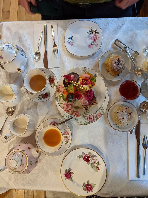 High tea at Vintage Rose Tea & Coffee House in East Albury