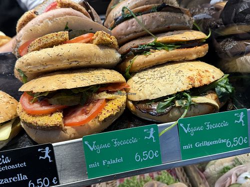 focaccia  at Traffic Snack - Hauptbahnhof in Frankfurt