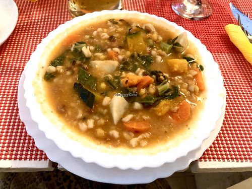 Vegetarian Cachupa at Bar Restaurante Dona Anna in Santa Maria