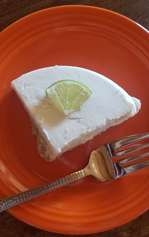Lime cheesecake (to die for) at Fiesta Oaxaca in Santa Fe