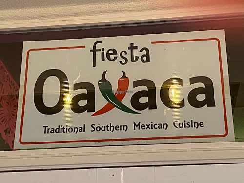 Restaurant Sign at Fiesta Oaxaca in Santa Fe