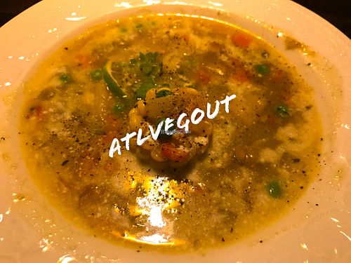 Vegetable soup at The Consulate in Atlanta