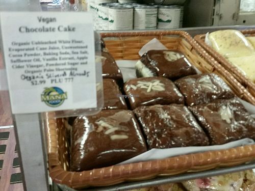 vegan baked goods at Mana Foods in Paia