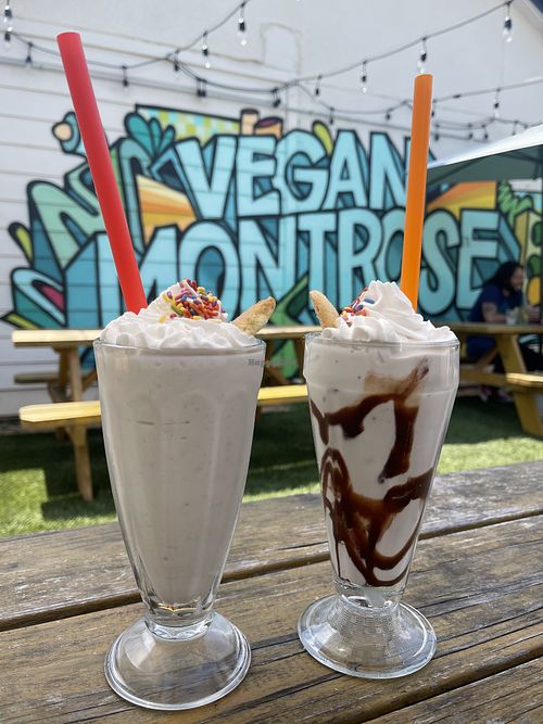 Milkshakes at Korny Vibes in Houston