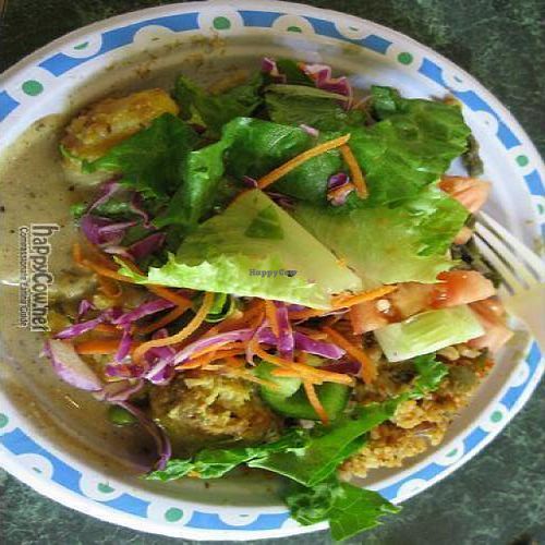Salad plate. at Govinda's Vegetarian Buffet in Honolulu