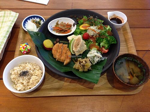 vegan set at Chant in Ito