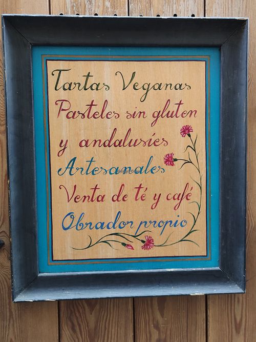 Sign at Nujaila in Granada