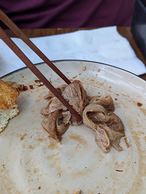 Tofu skin at Fei's Cafe in Albuquerque