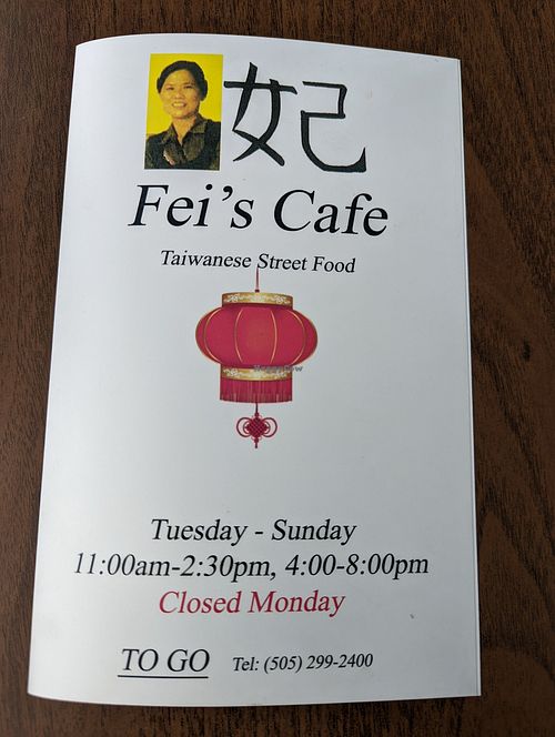  at Fei's Cafe in Albuquerque