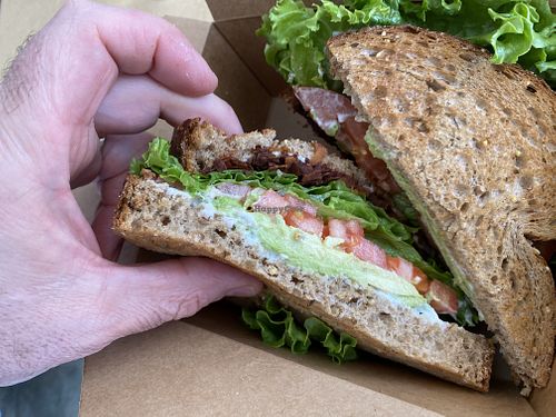 BLTA very yummy at Life - The Vegan Drive Thru in Cape Coral