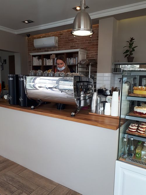 Inside at Bread House in Torun