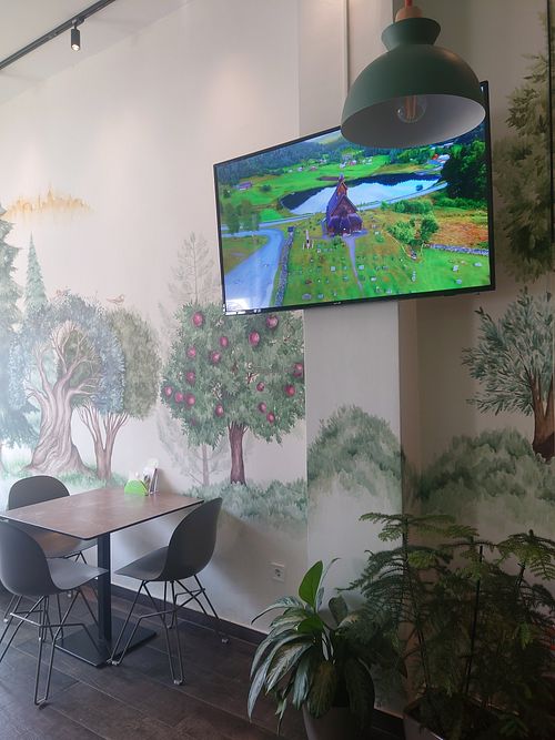 Decoration at Paradise Food in Podgorica