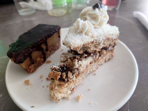 Cakes (Twix and Rafaello) at Paradise Food in Podgorica