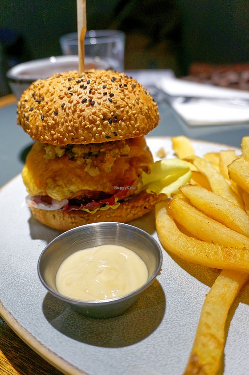 Burger (vegan) at Sesame in Chamonix-mont-blanc