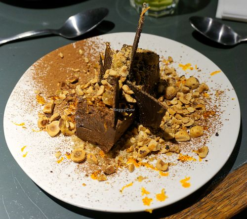 Marquise au Chocolat Noir (vegan) at Sesame in Chamonix-mont-blanc